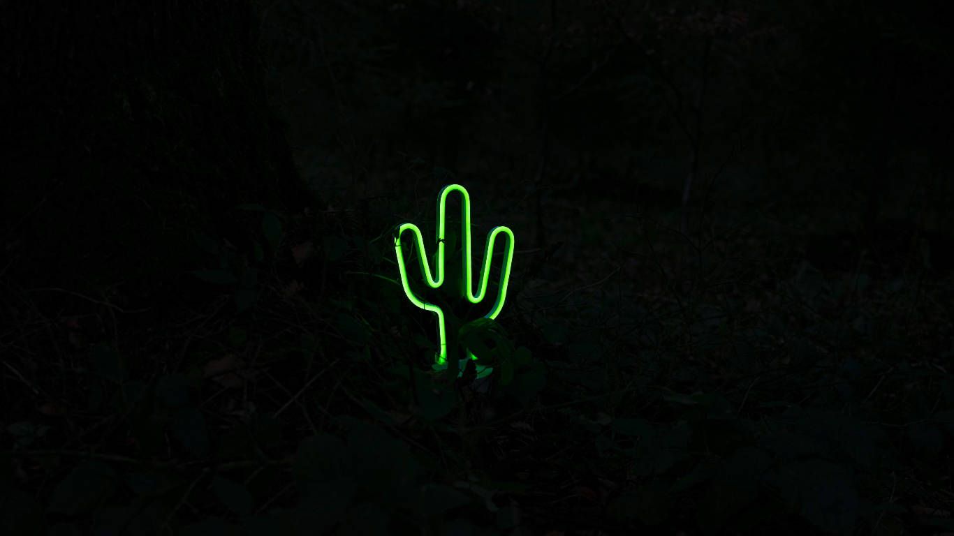 Neon Green Aesthetic Wallpaper