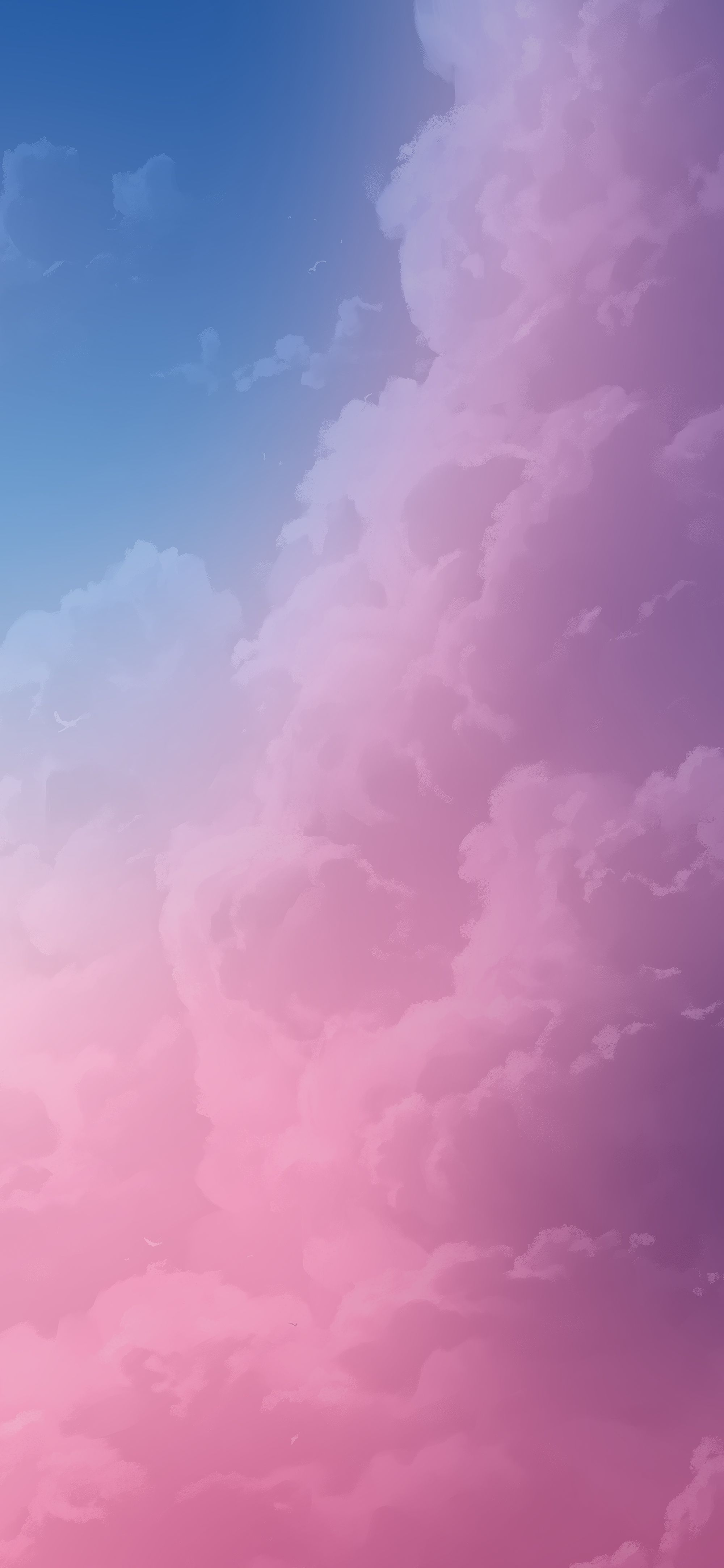 Pink Clouds Aesthetic Wallpaper