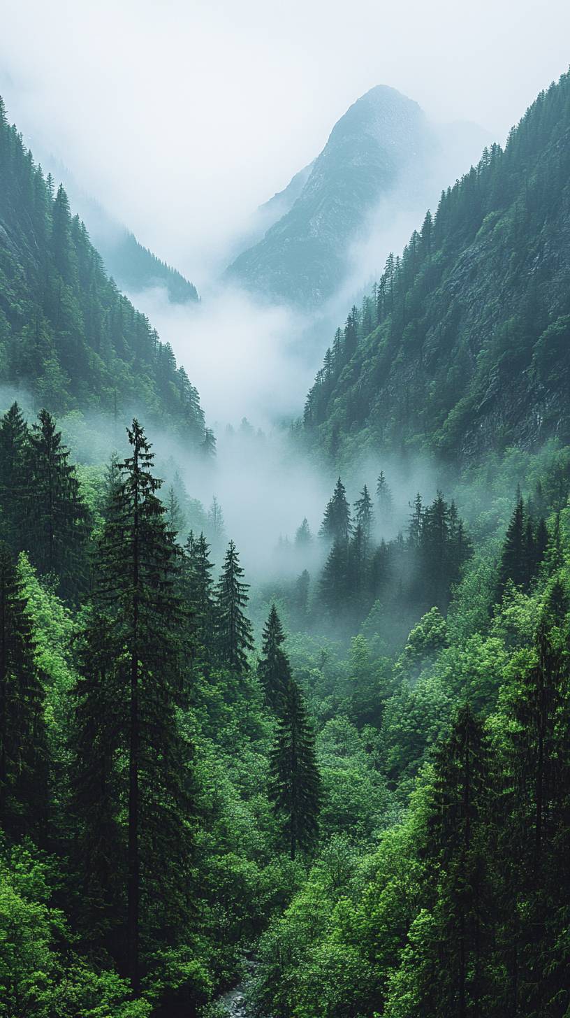 Forest, foggy forest