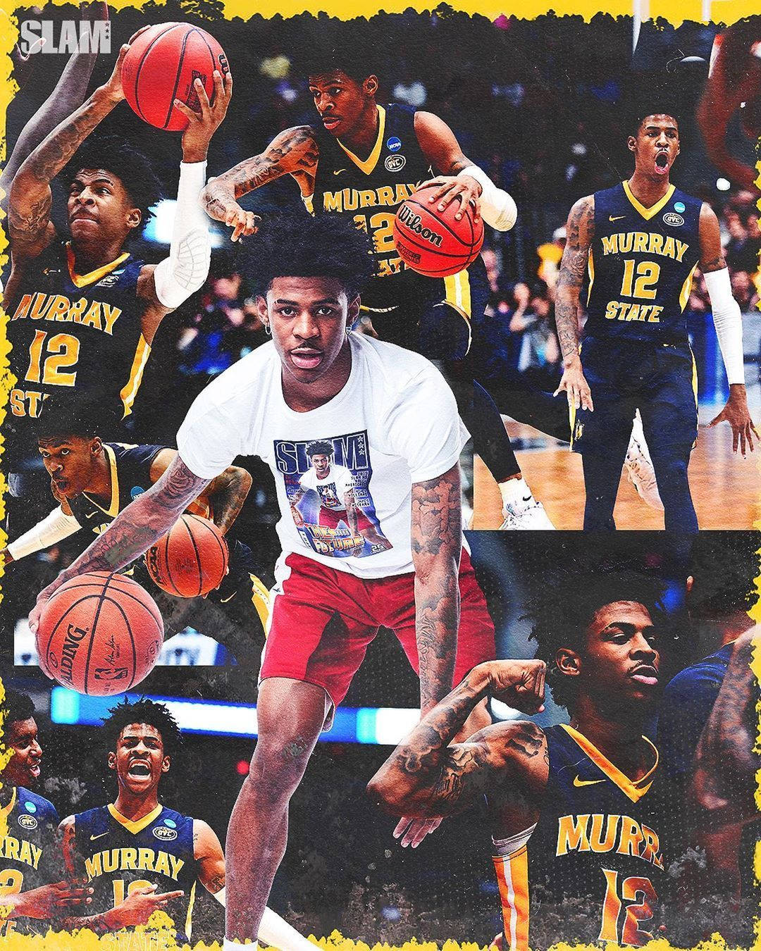 Ja Morant Murray State Games Wallpaper