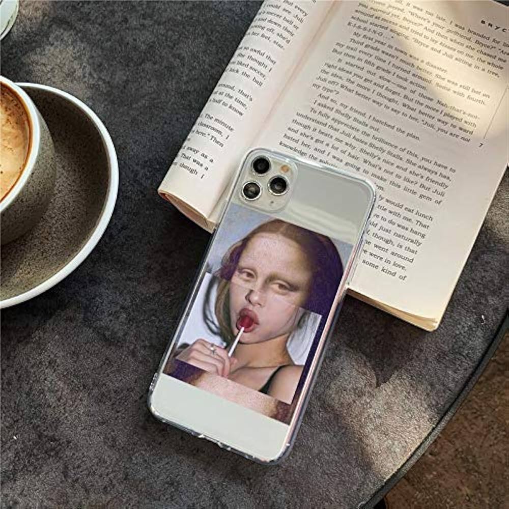 Mona Lisa Lolipop Adorable Woman Mobile