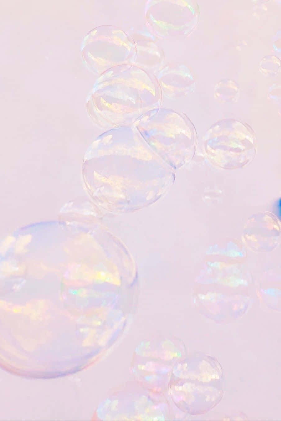 Download Iridescent Soap Bubbles Pastel