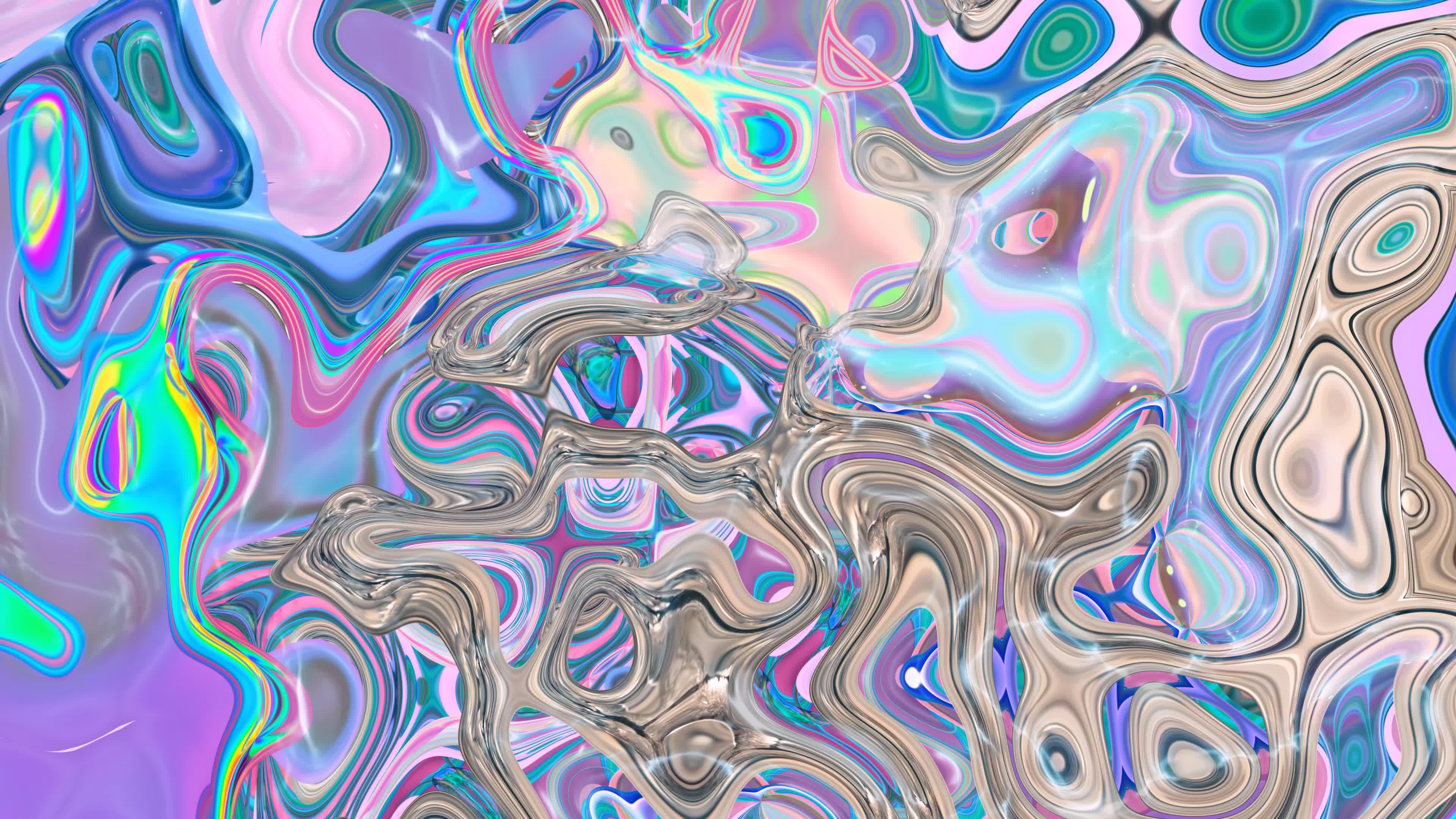 Abstract Holographic Iridescent