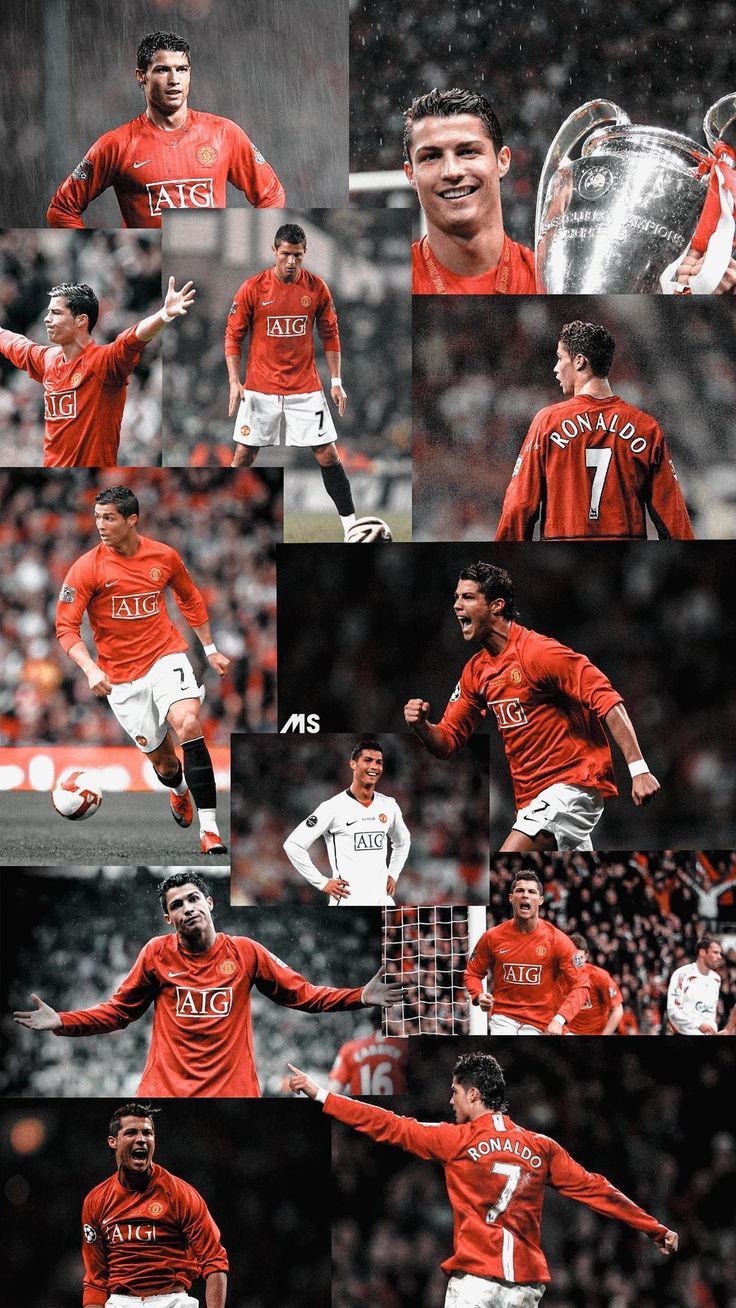 Ronaldo Collage Wallpaper