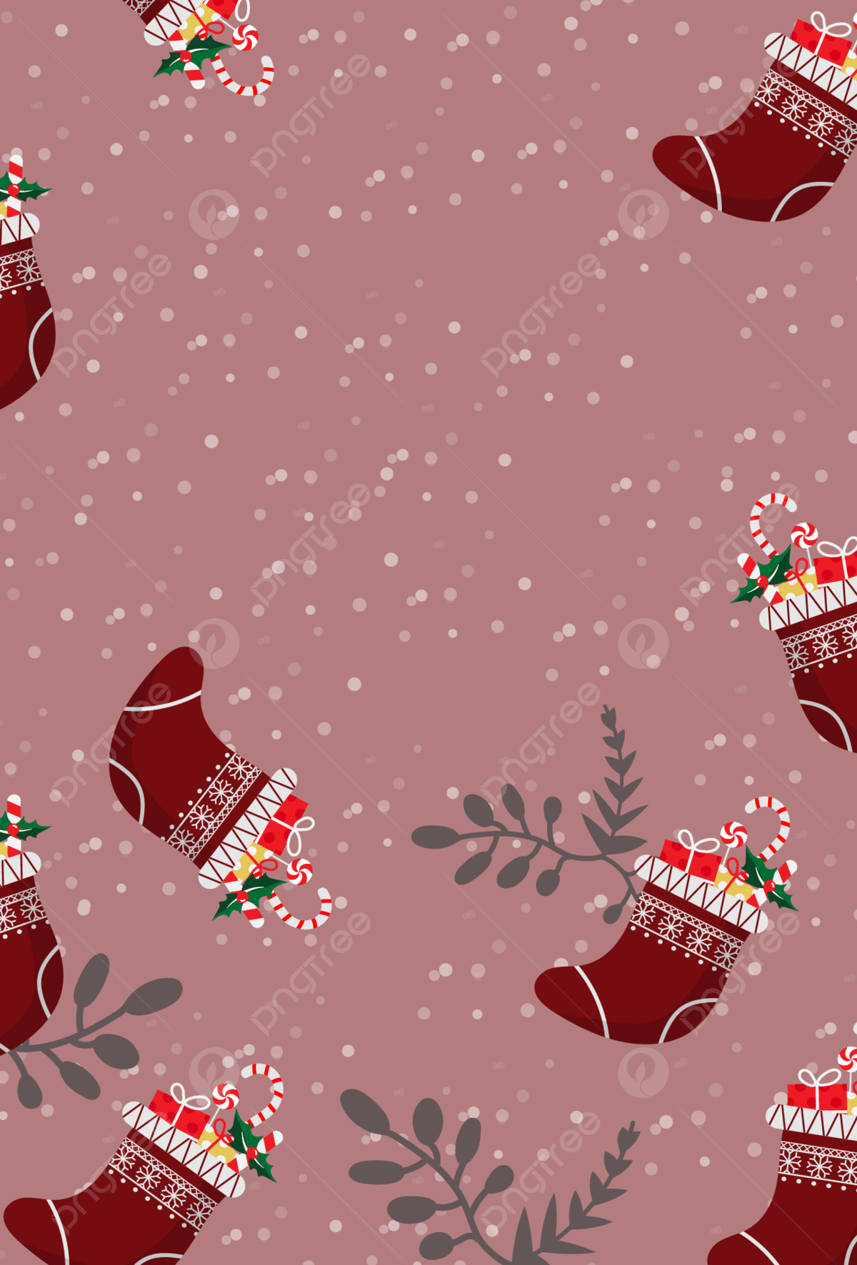 Aesthetic Background Of Merry Christmas