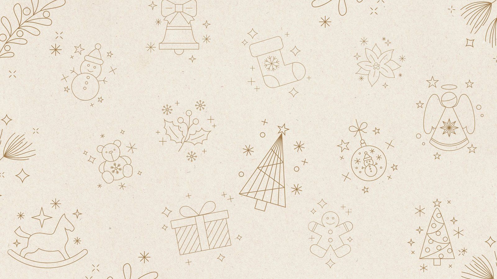 Free editable Christmas desktop