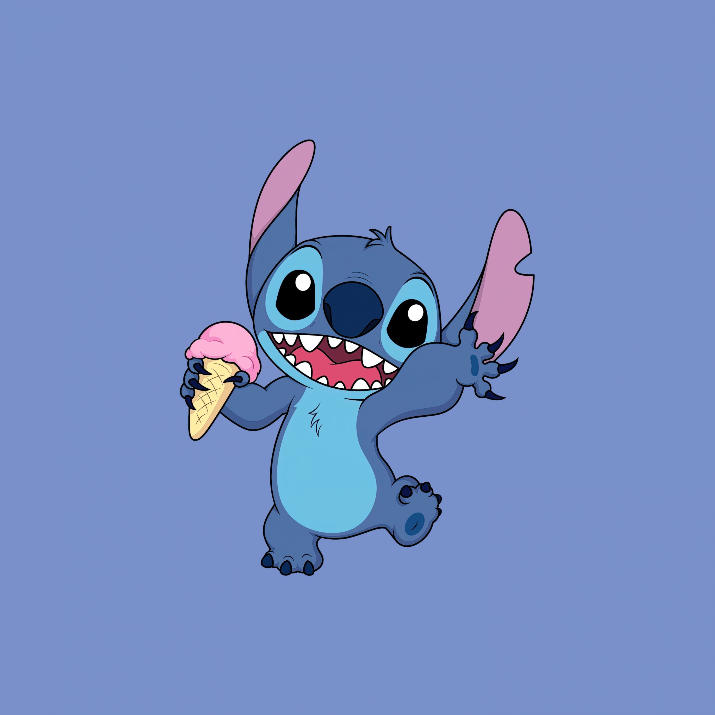 Stitch Wallpaper 4K, Disney, Cartoon