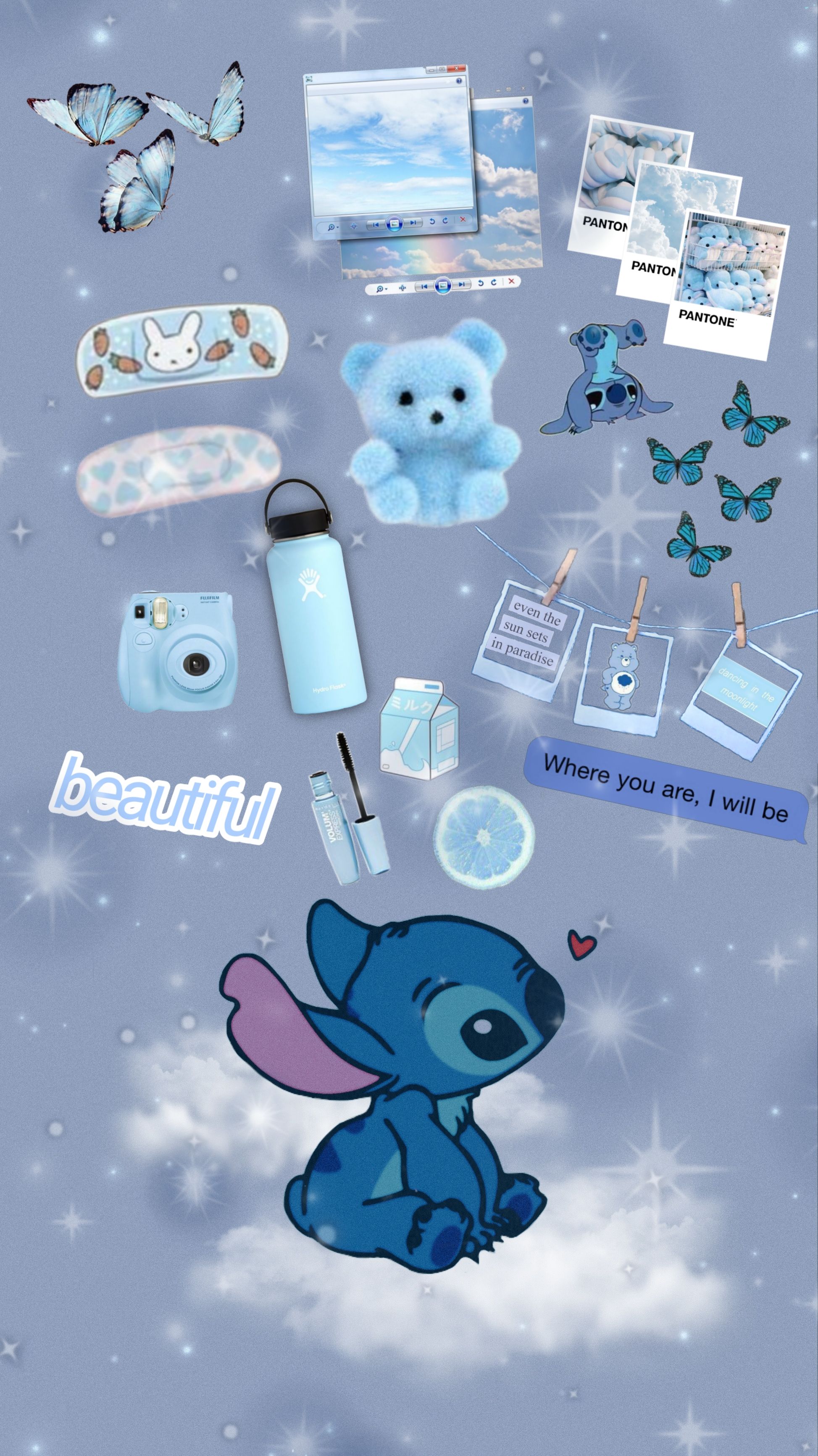 Stitch Collage Wallpaper