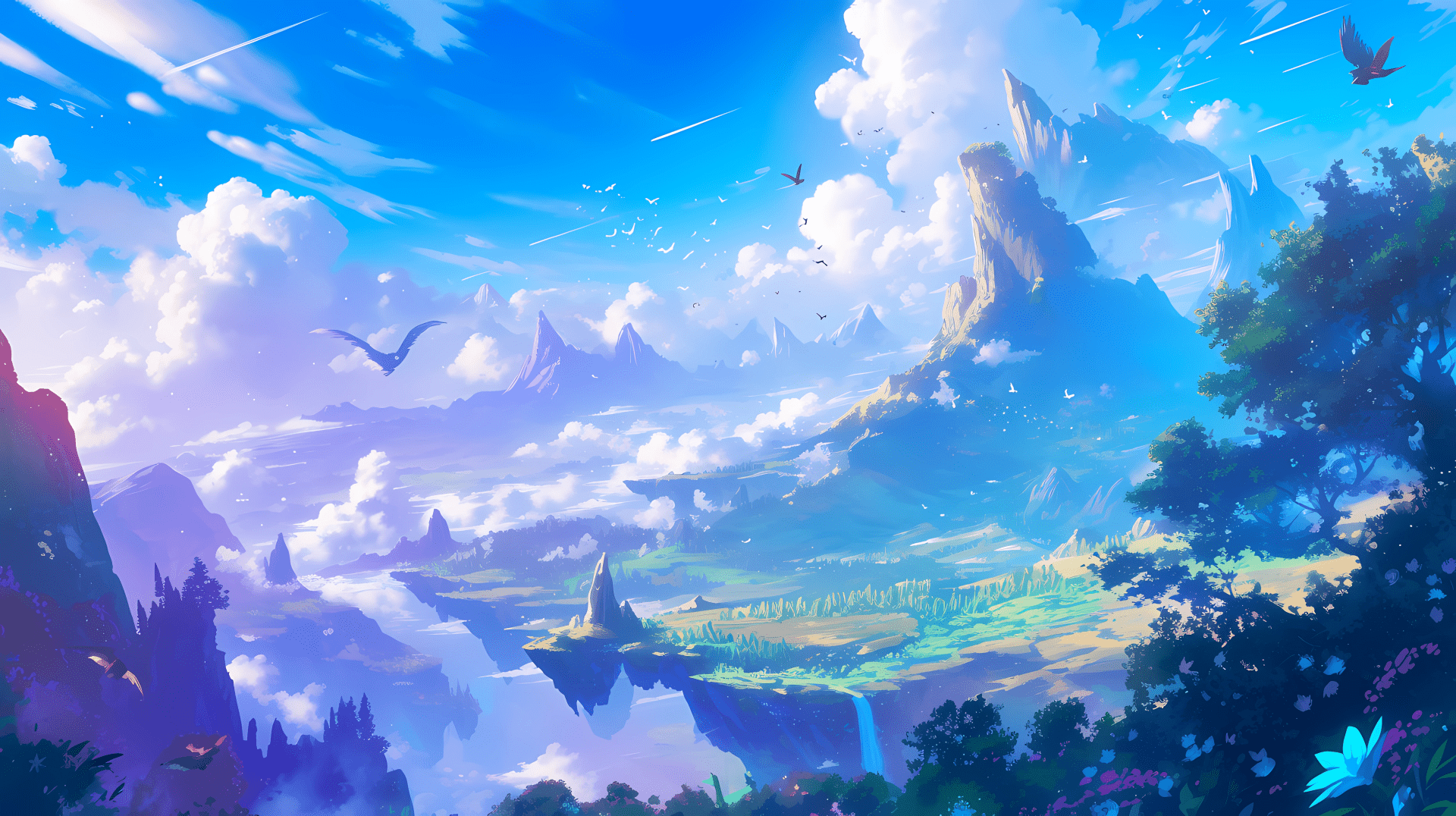 Enchanted Anime Fantasy Landscape HD