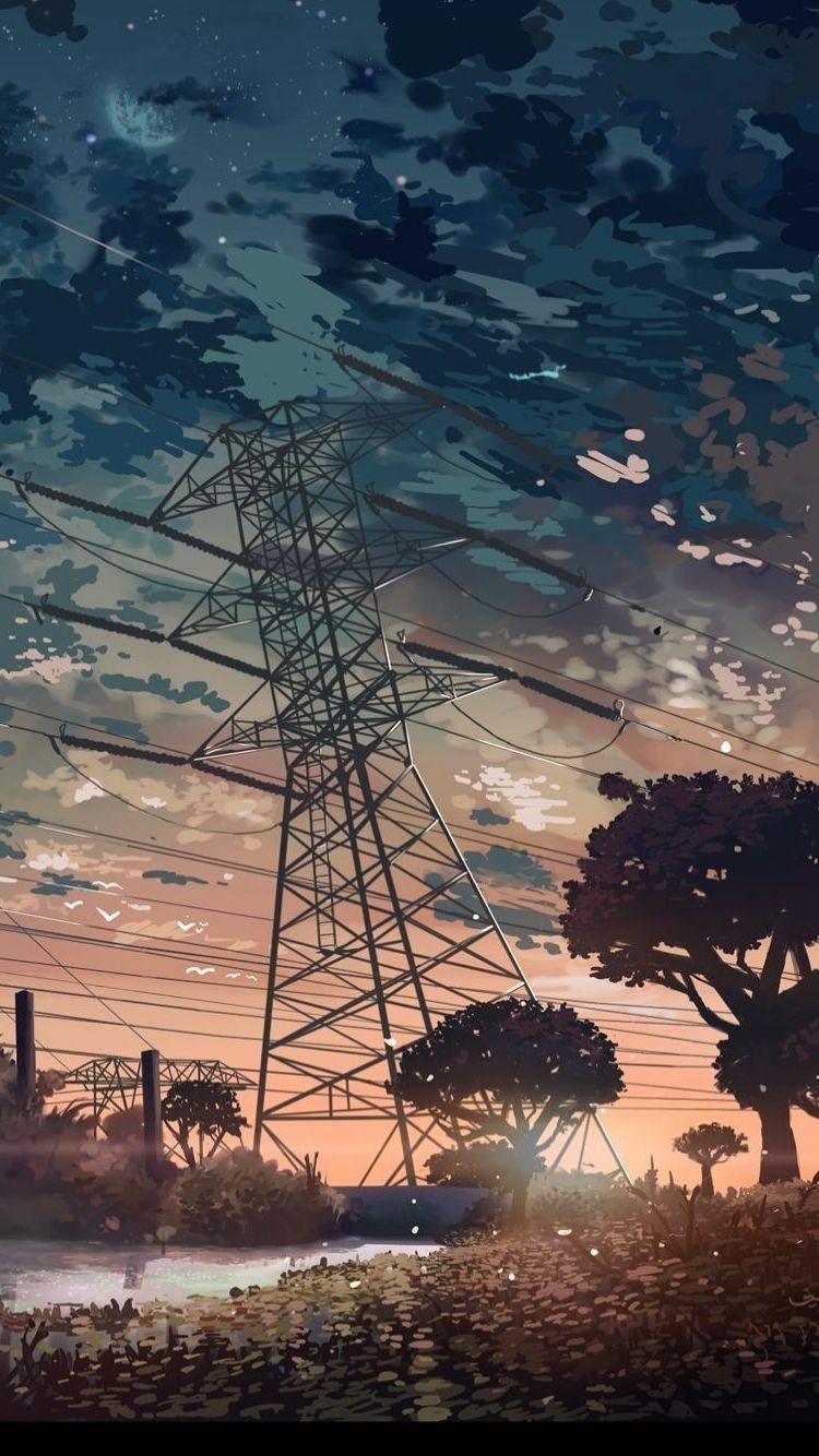 Anime Scenery Phone Wallpaper