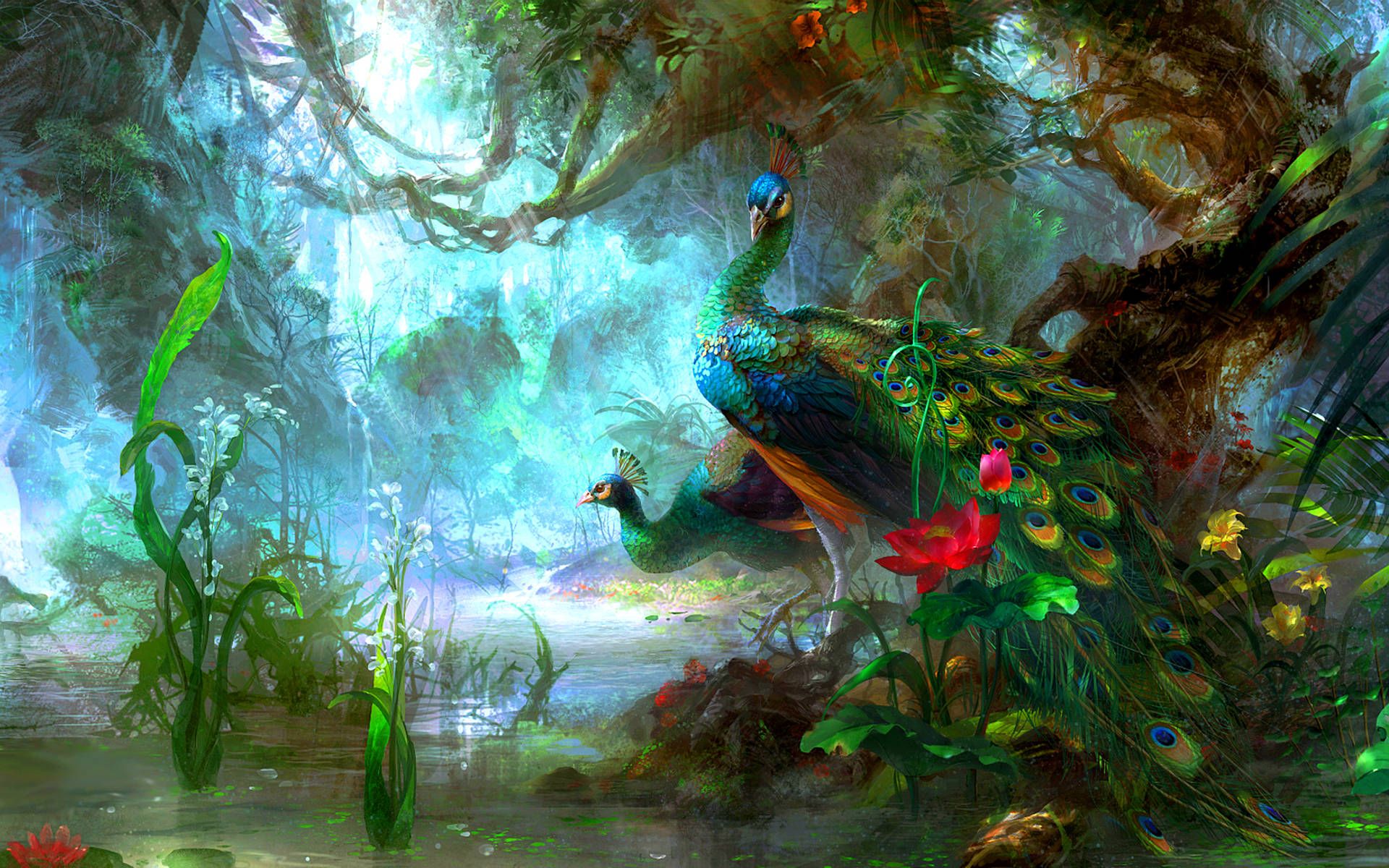 Peacock Wallpaper