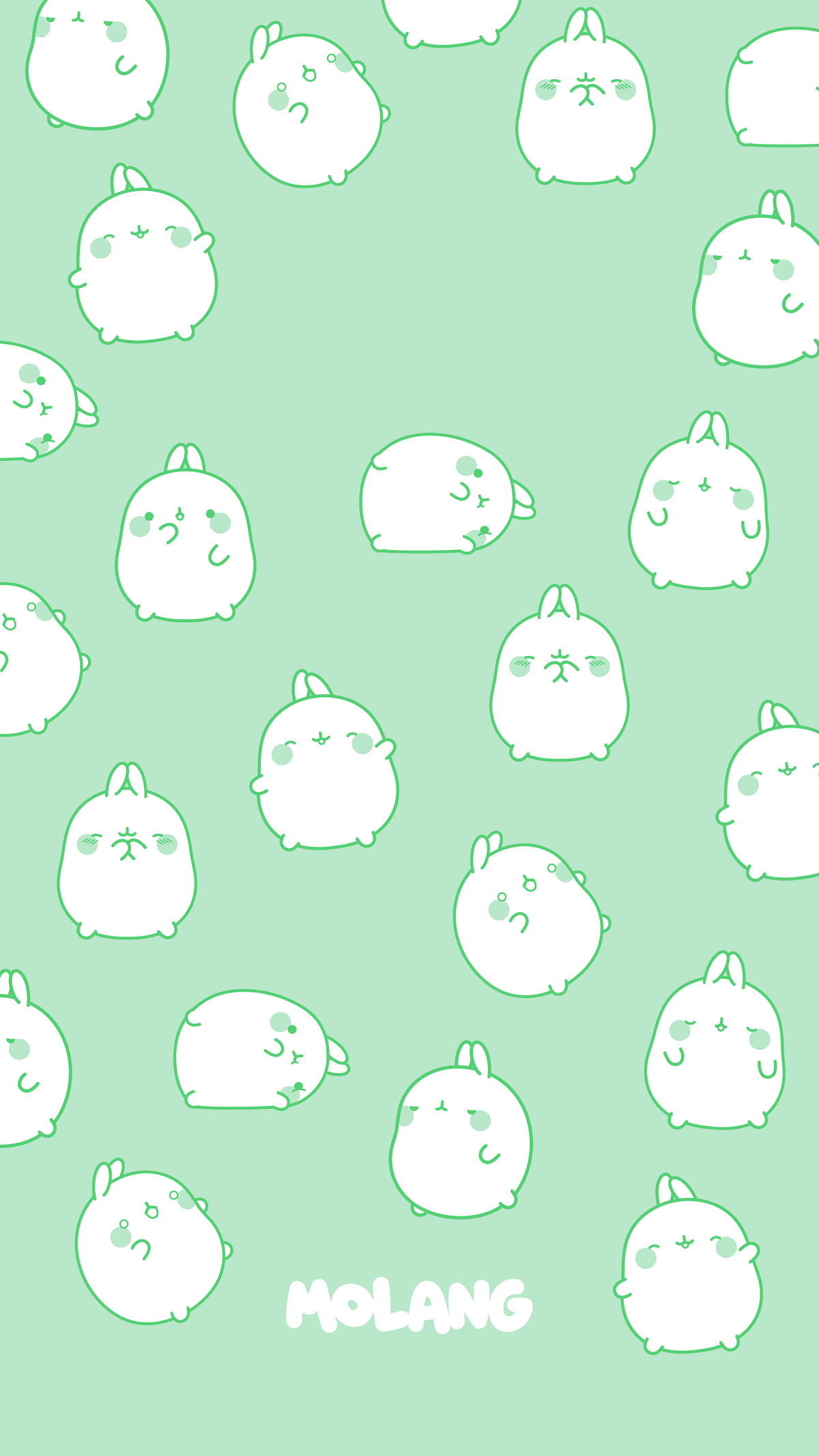 Molang Pattern Wallpaper: Discover