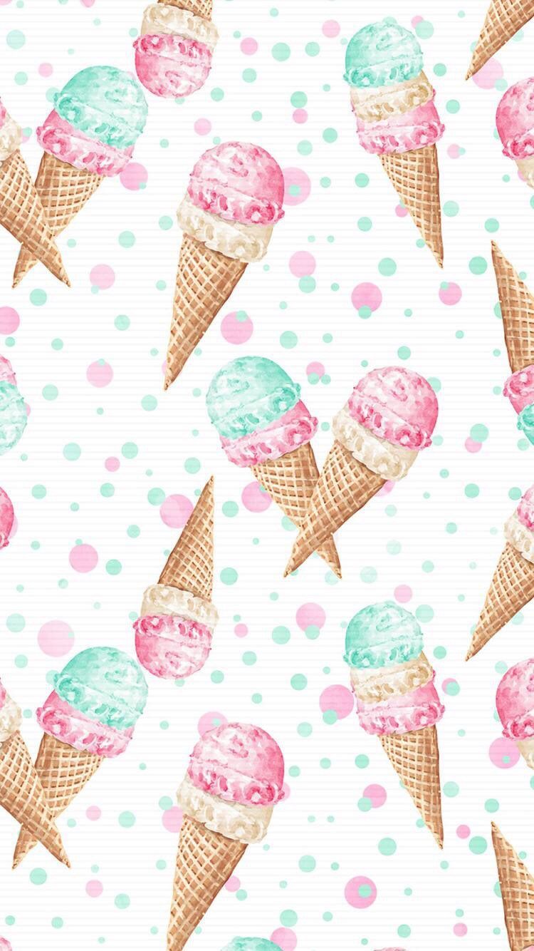 Icecream Wallpaper for iPhone and Android