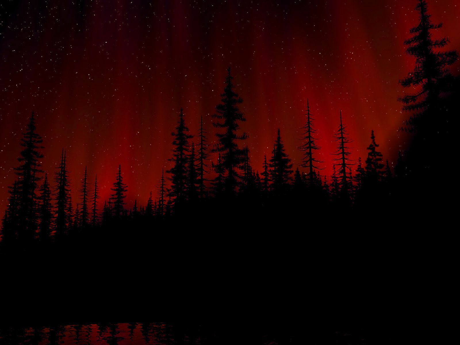 Dark Red Aesthetic Desktop Wallpaper