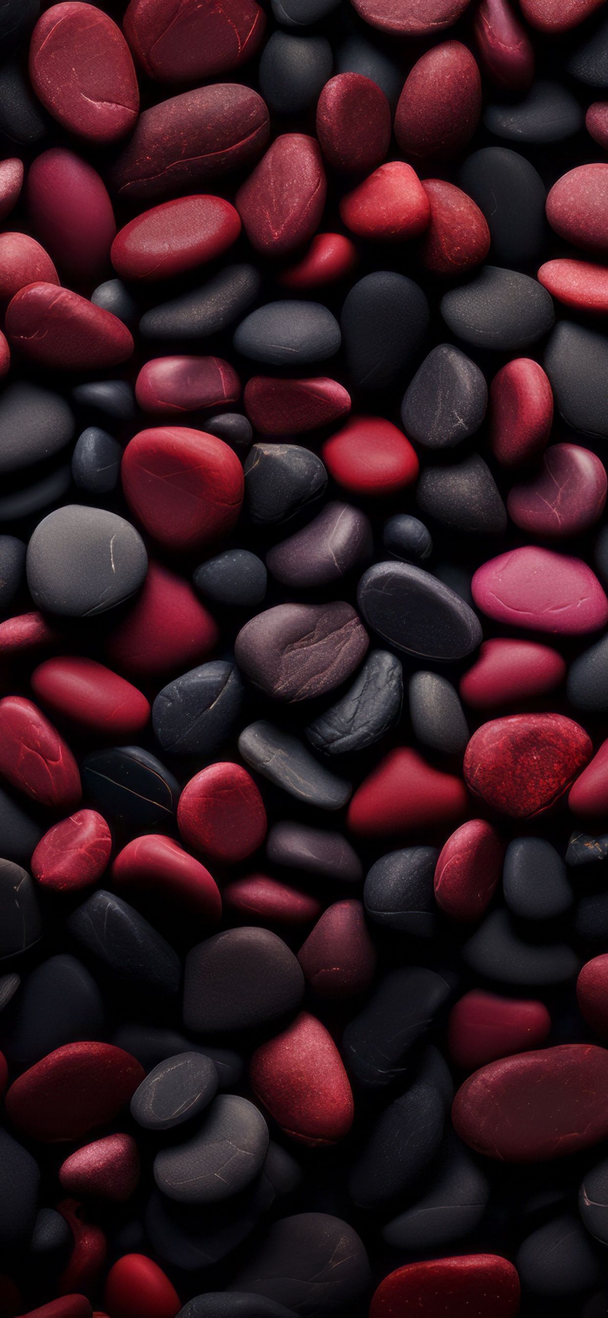 Pebbles Wallpaper 4K, Dark aesthetic