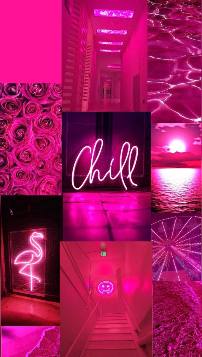 Hot pink aesthetic wallpaper