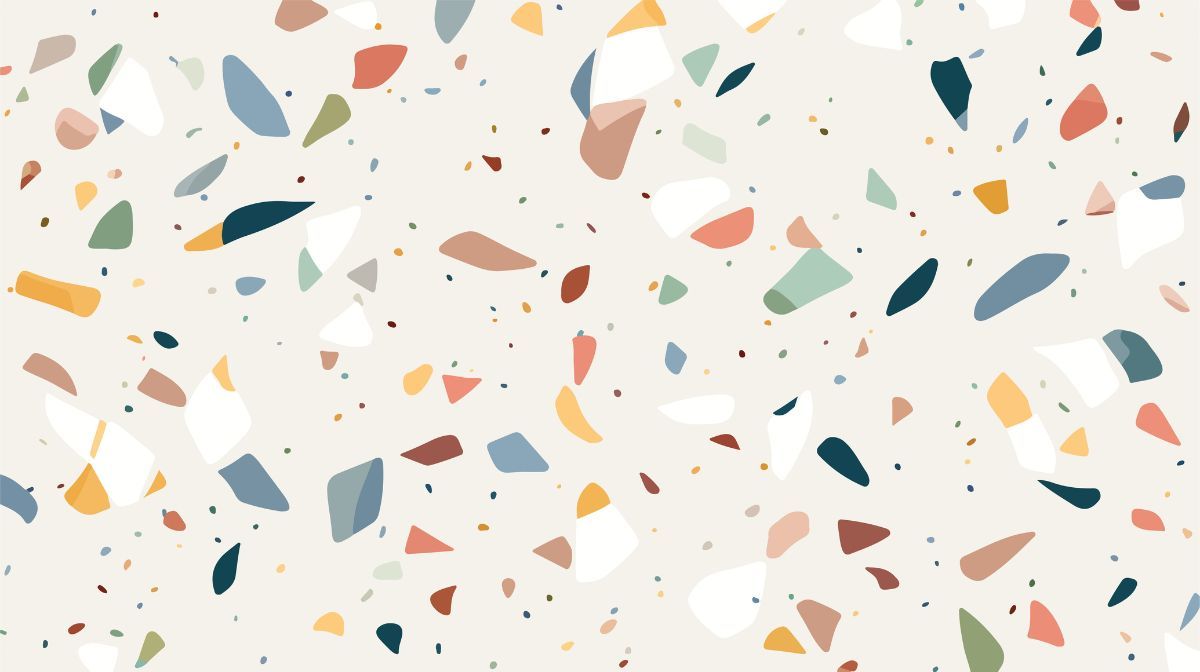 Decorative Terrazzo Texture Wallpaper