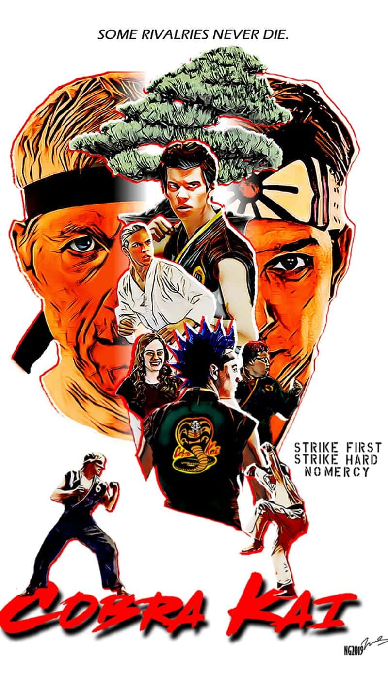 Download Cobra Kai iPhone Xr Retro