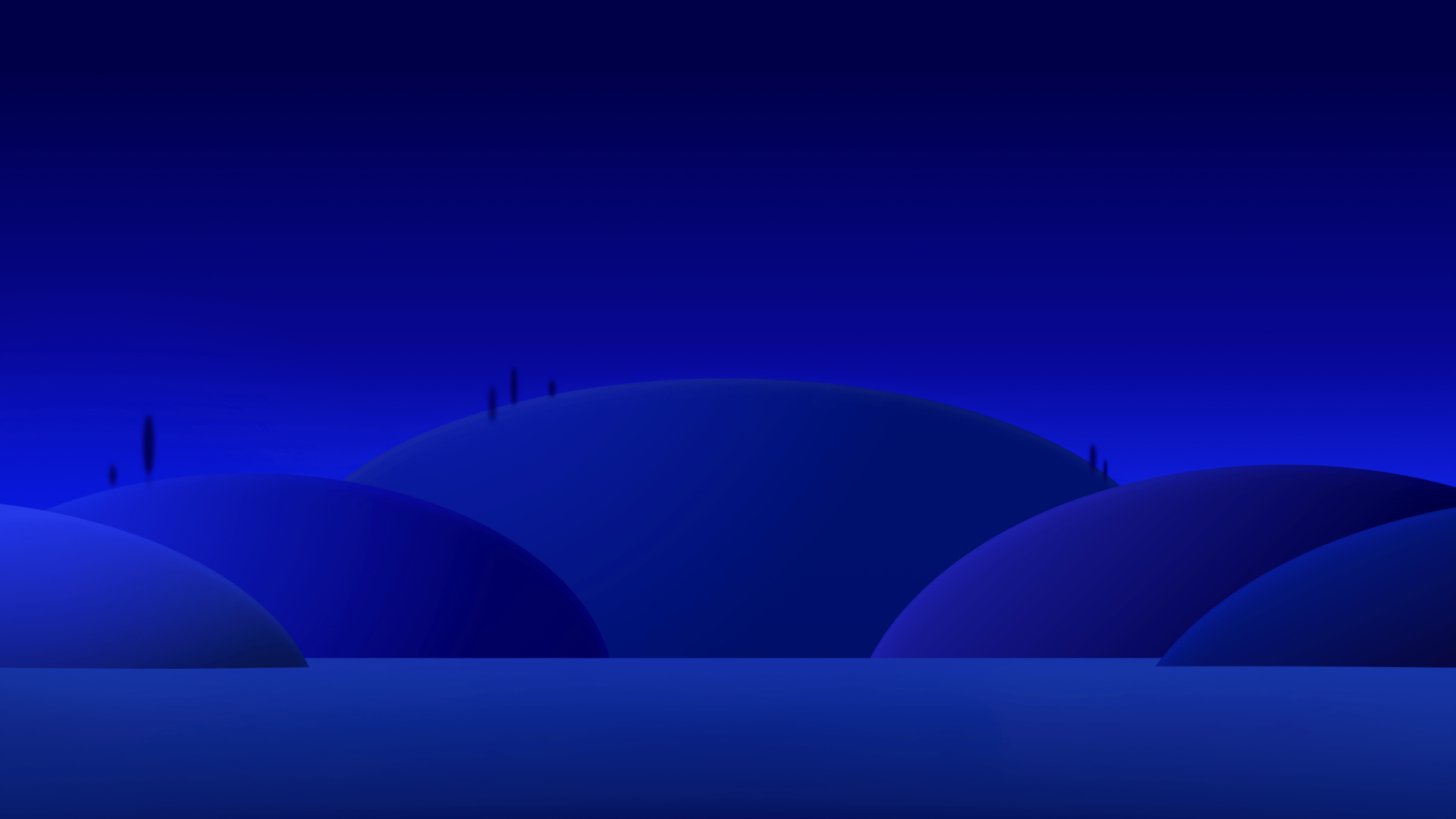 Blue aesthetic Wallpaper 4K, Nightscape