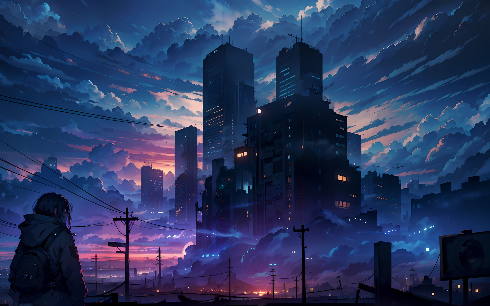 Resolution Anime City 4k