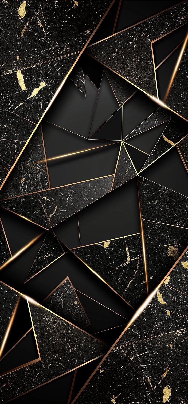 Phone Wallpaper Abstract Golden Luxe