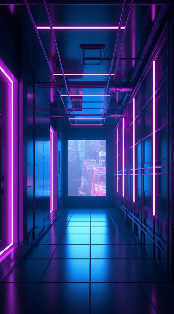 Vaporwave aesthetic liminal space wallpaper