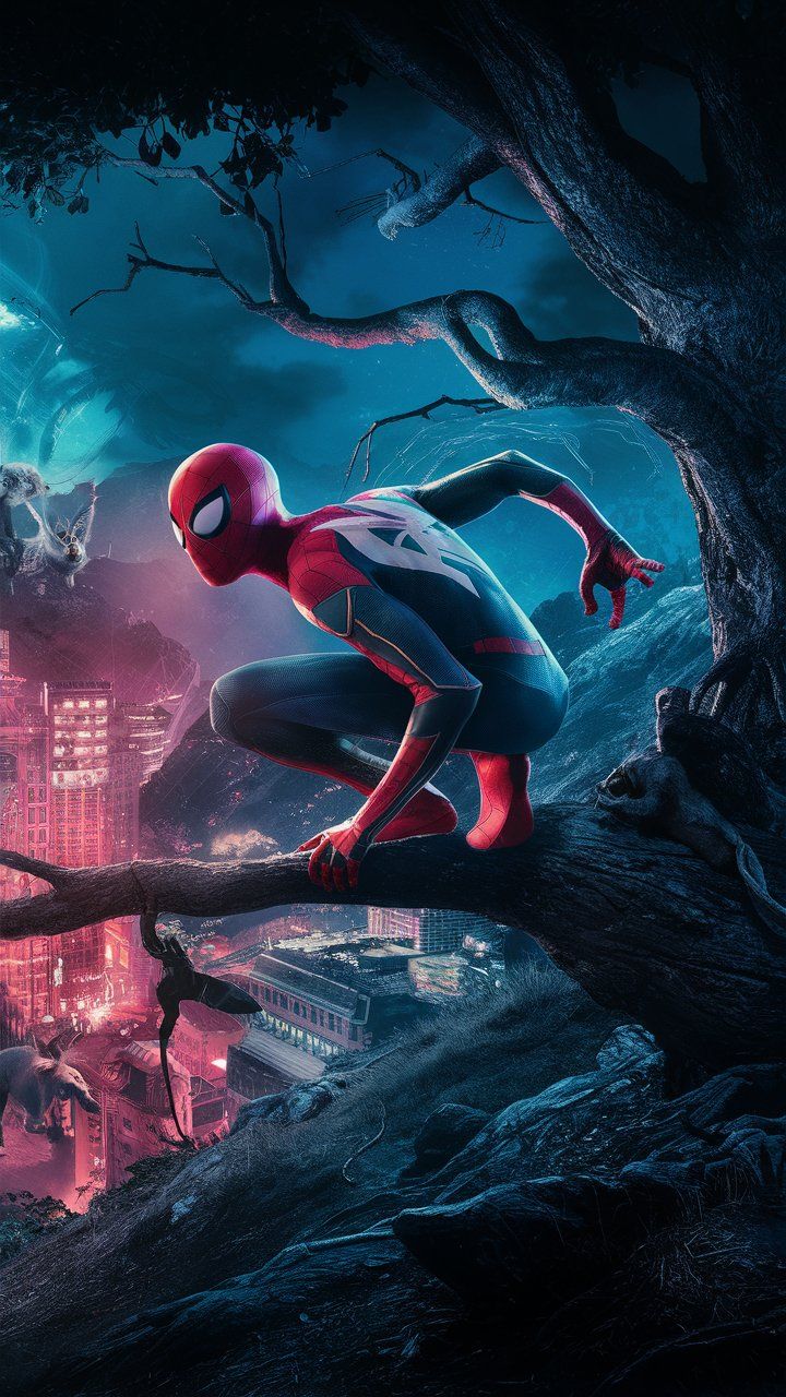 Spidey Wallpaper 4k