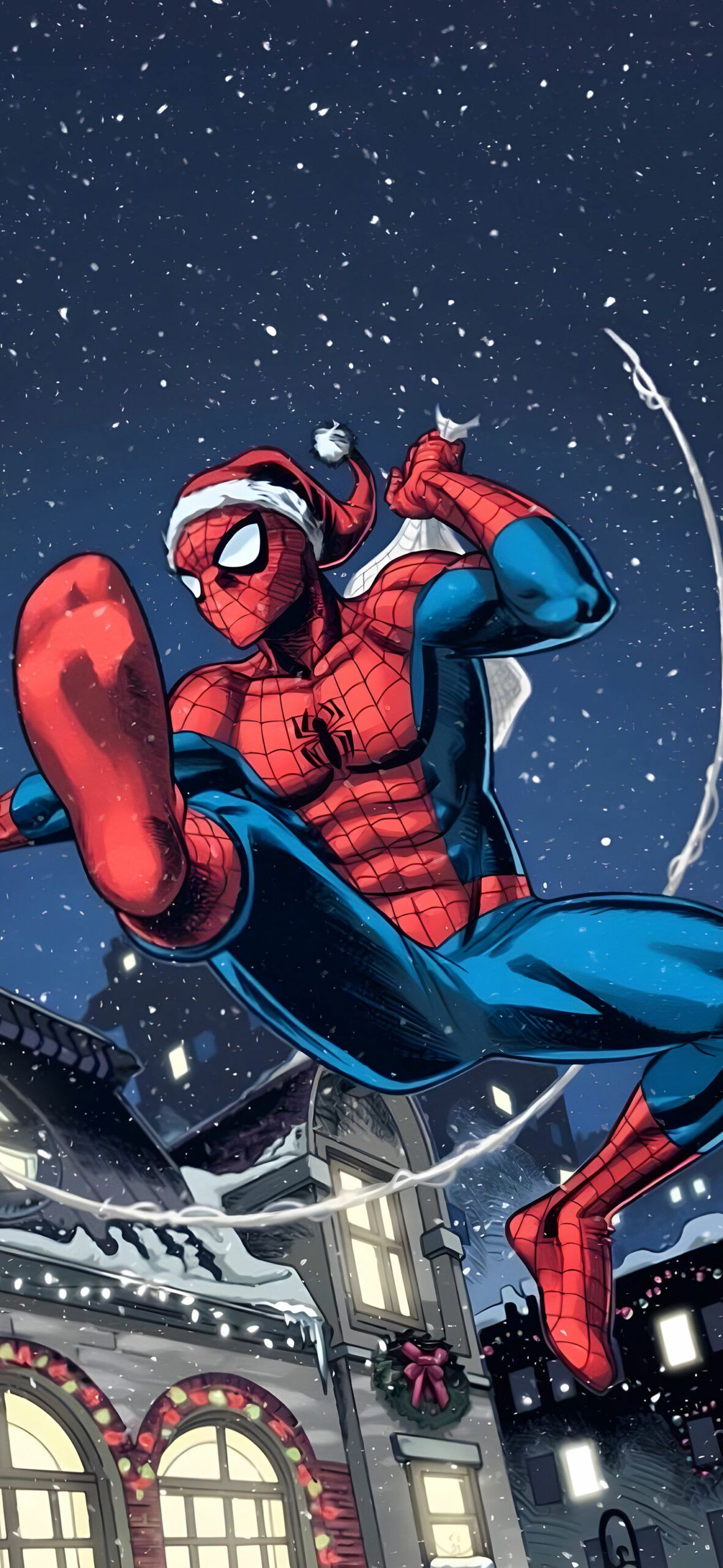 Marvel Spider Claus Art Wallpaper