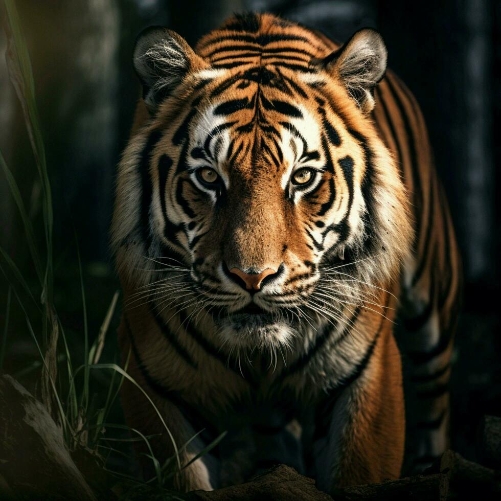 Tiger Aesthetic realistic cinematic raw