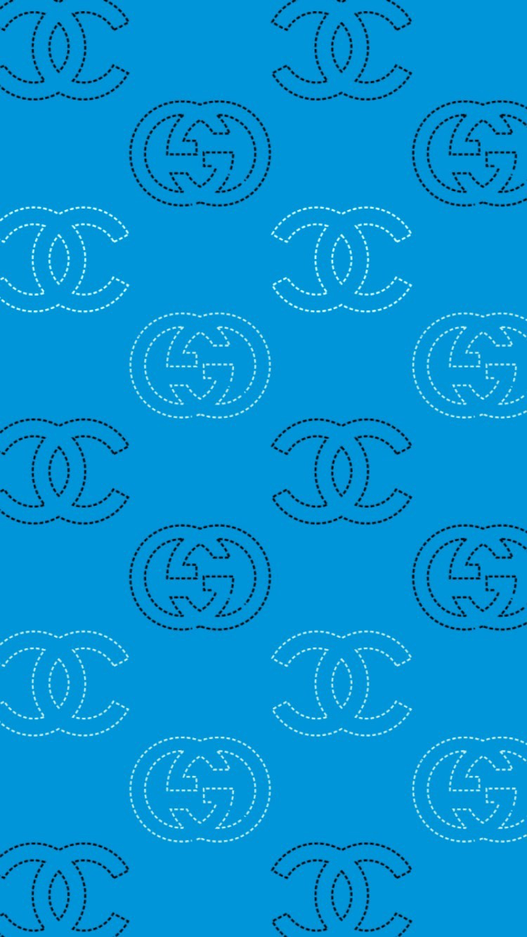 Blue Gucci Wallpaper