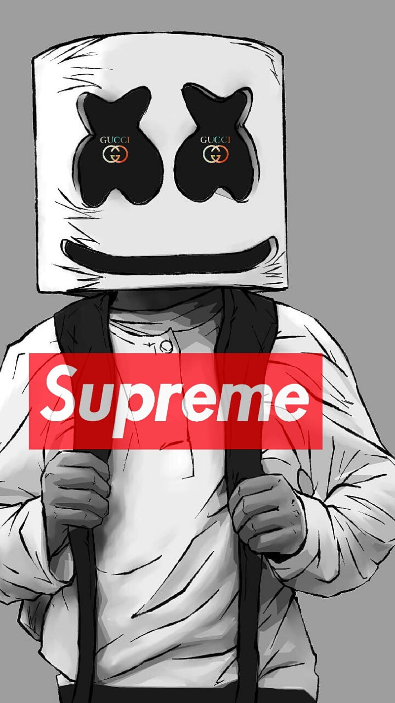 Marshmellow, gucci, supreme, HD phone