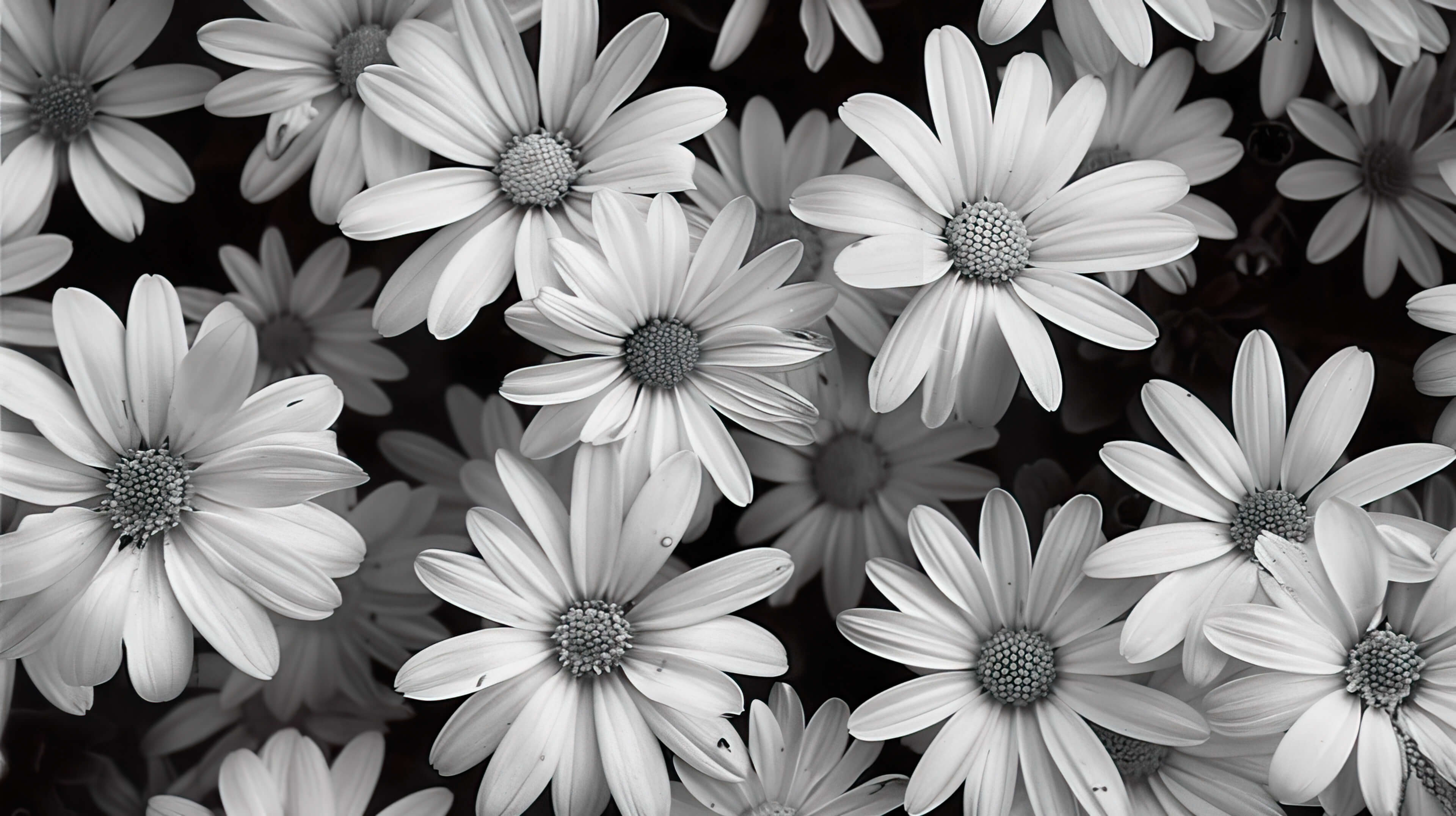 Black White Flower Wallpaper, Free, 4k