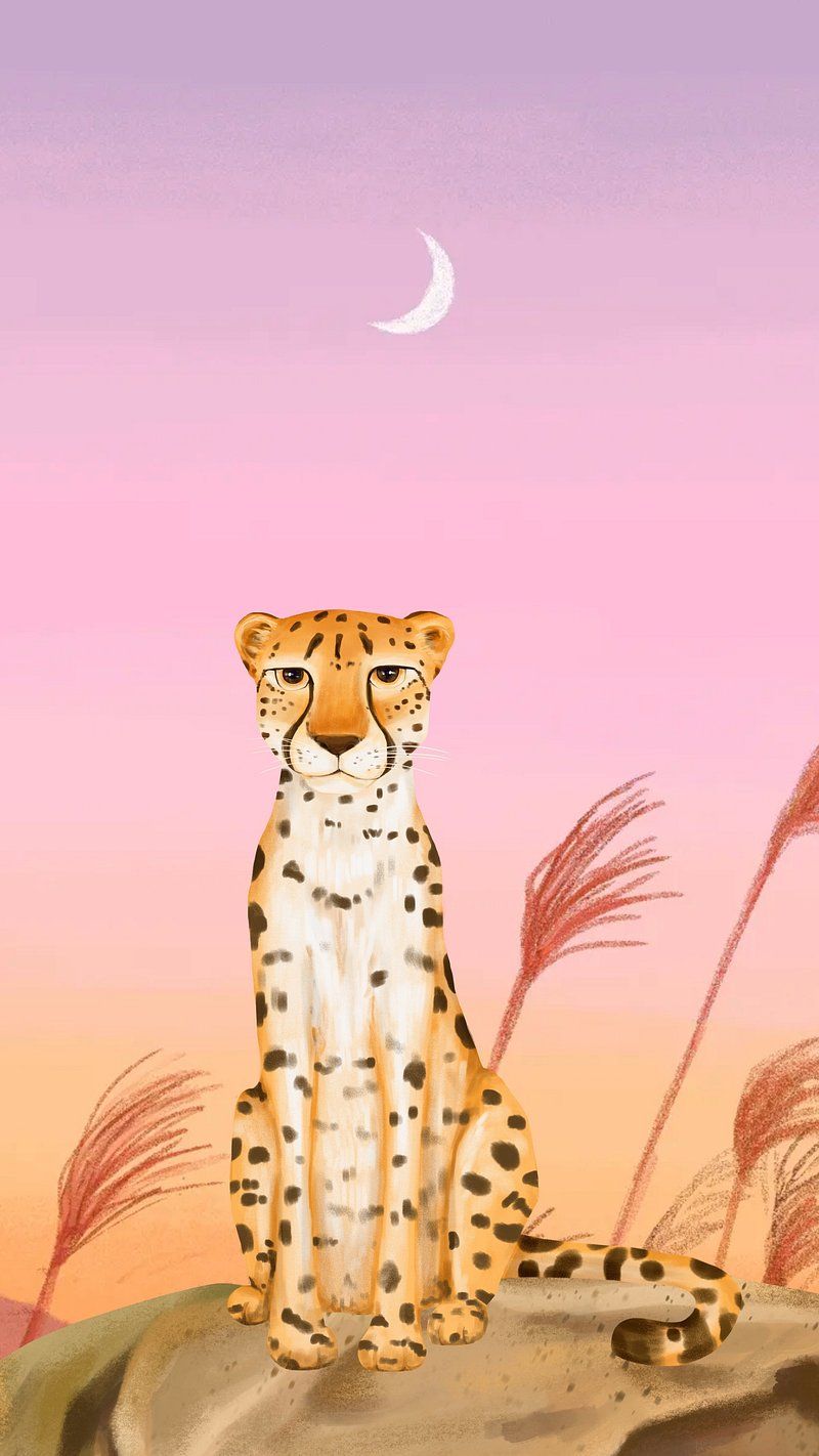 AESTHETIC LEOPARD ILLUSTRATION by Gasque