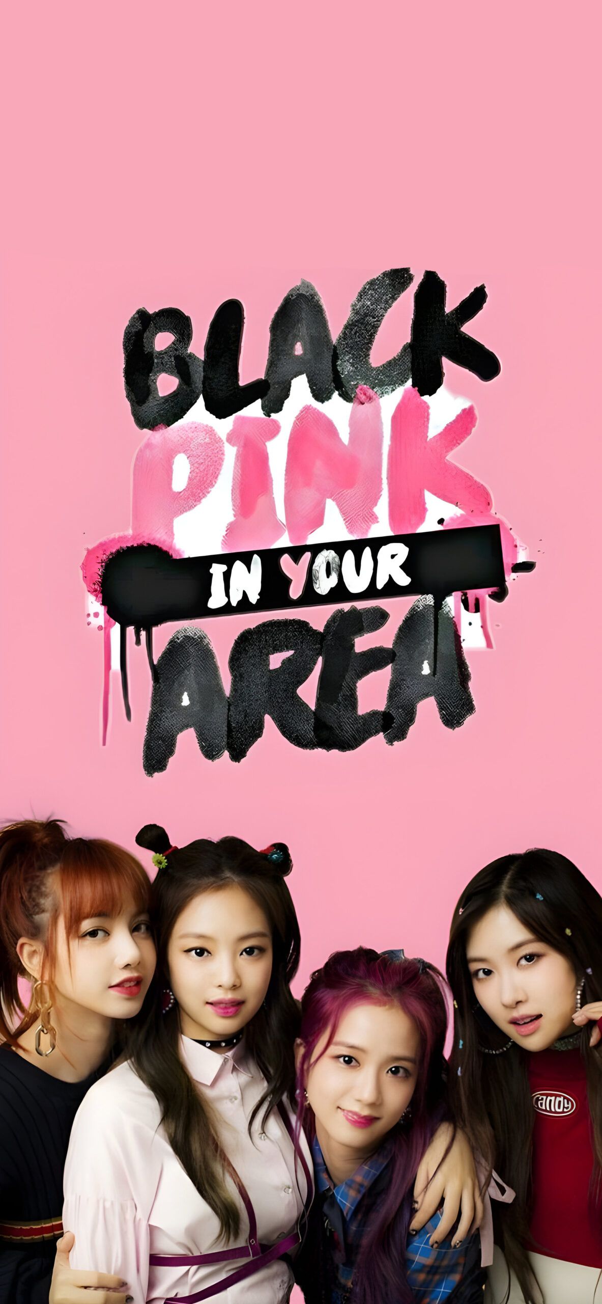 BLACKPINK Pink Theme Group Wallpaper