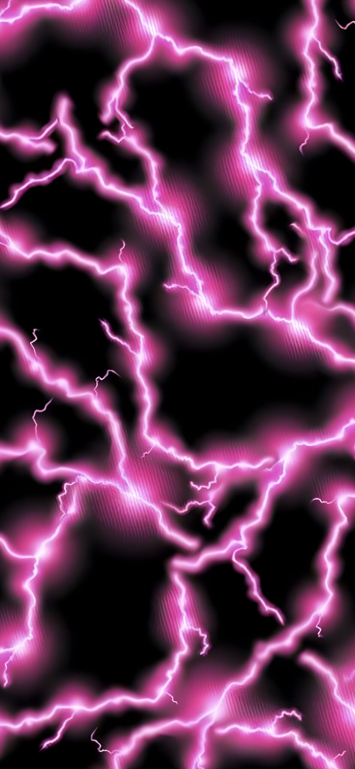 Pink Lightning Electric Wallpaper