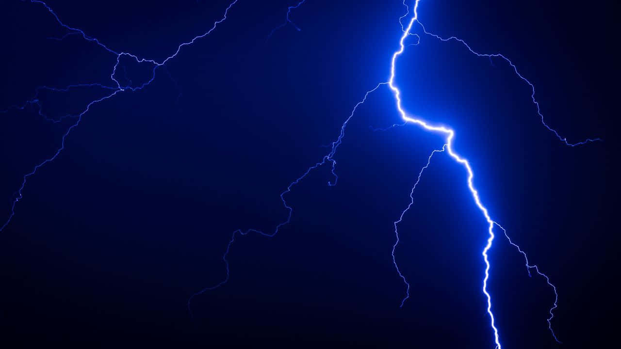 Blue Lightning HD Wallpaper 100++