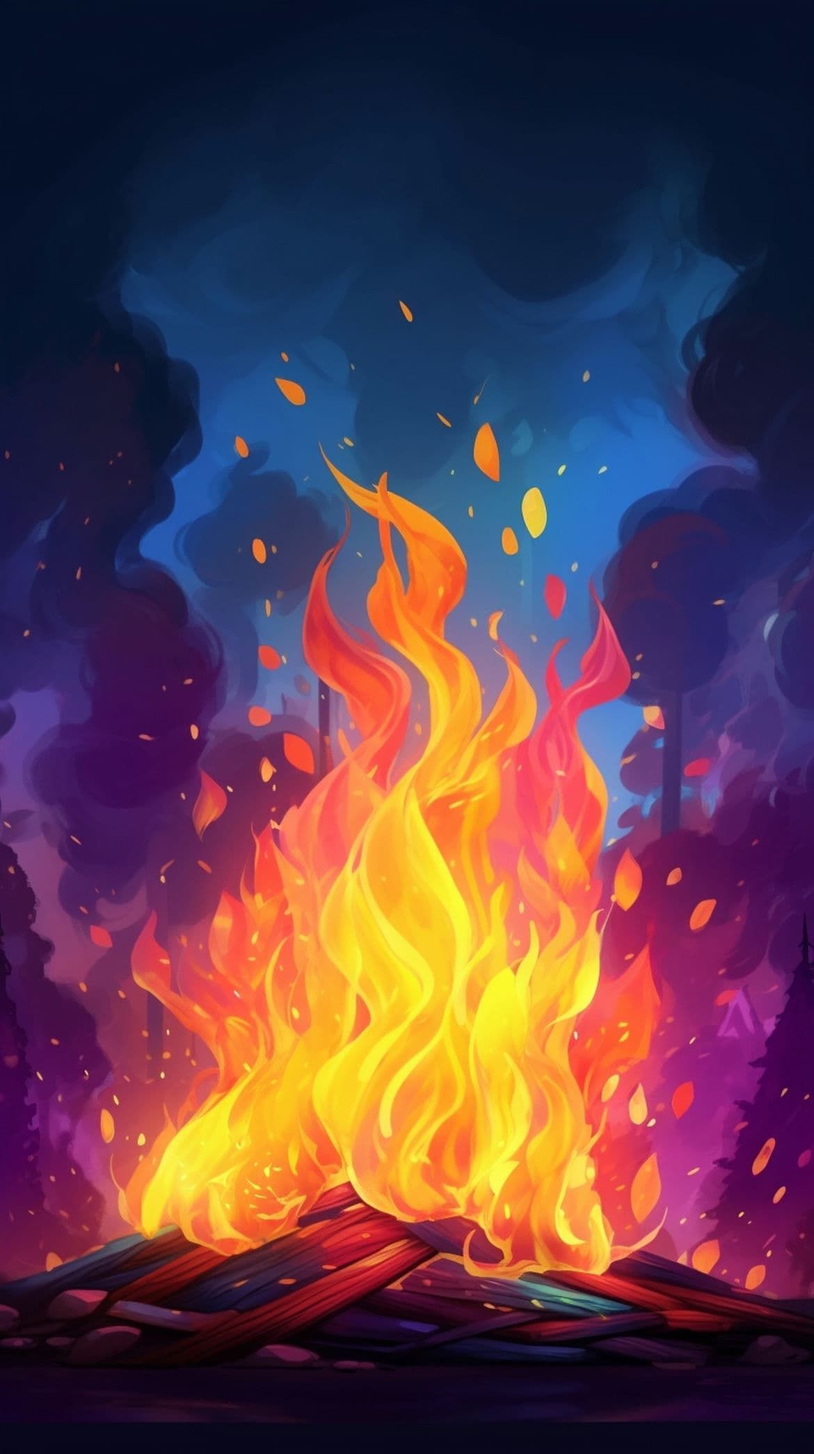 Fire Wallpaper Aesthetic iPhone