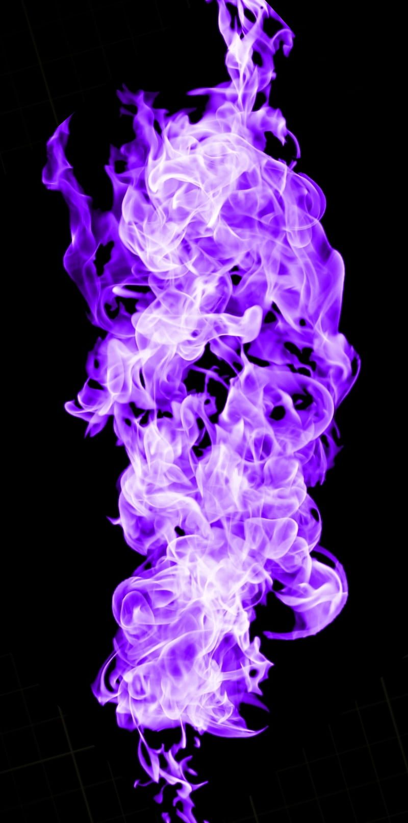 flame, purple, HD phone wallpaper