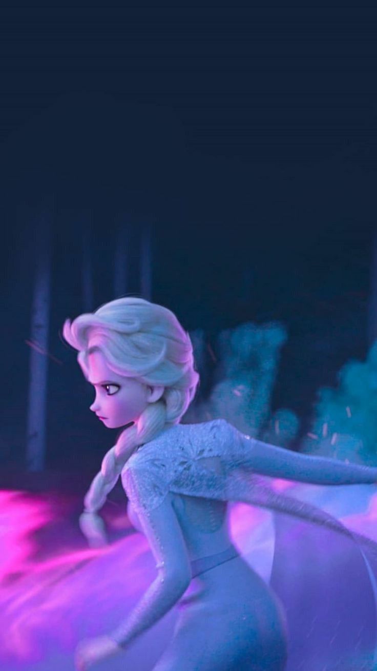 Elsa in Frozen 2 wallpaper for iPhone, Android and desktop. Download this Elsa wallpaper from the movie Frozen 2 for your phone, desktop background or Android lock screen. - Elsa