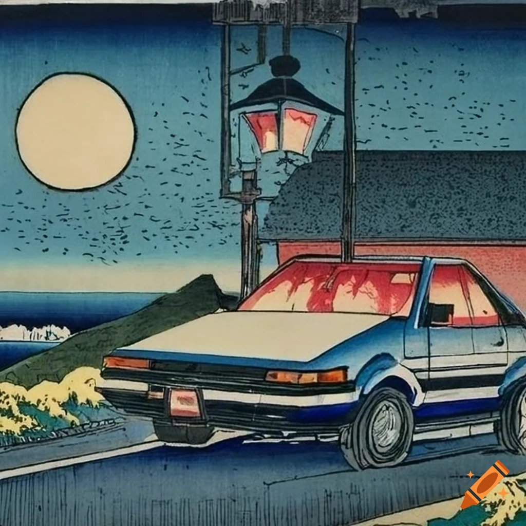 Toyota sprinter trueno ae86 parked