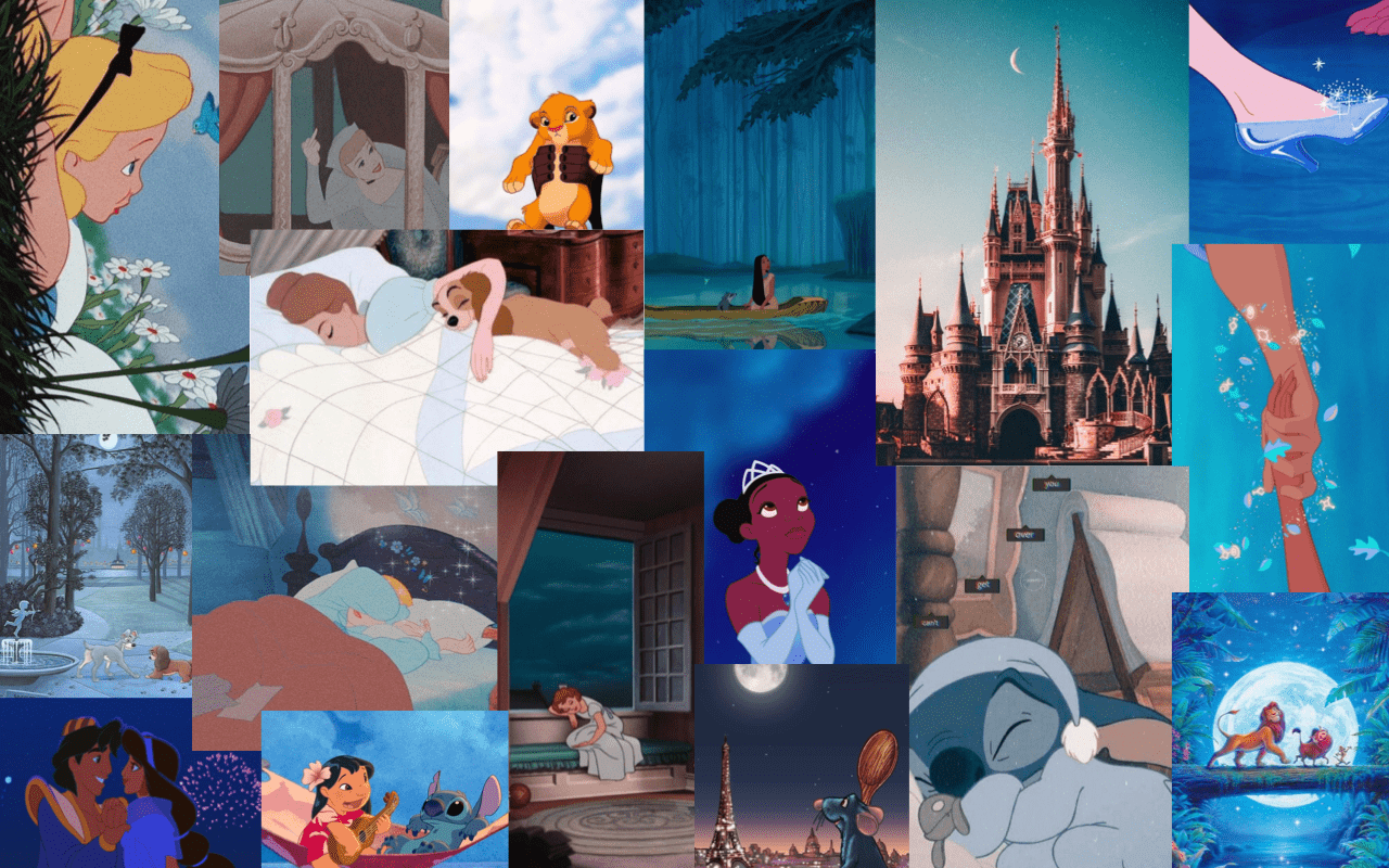 A collage of pictures from the movie disney - Disney