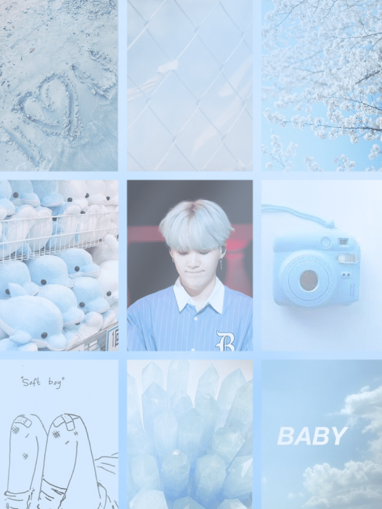 BTS Blue Aesthetic Wallpaper