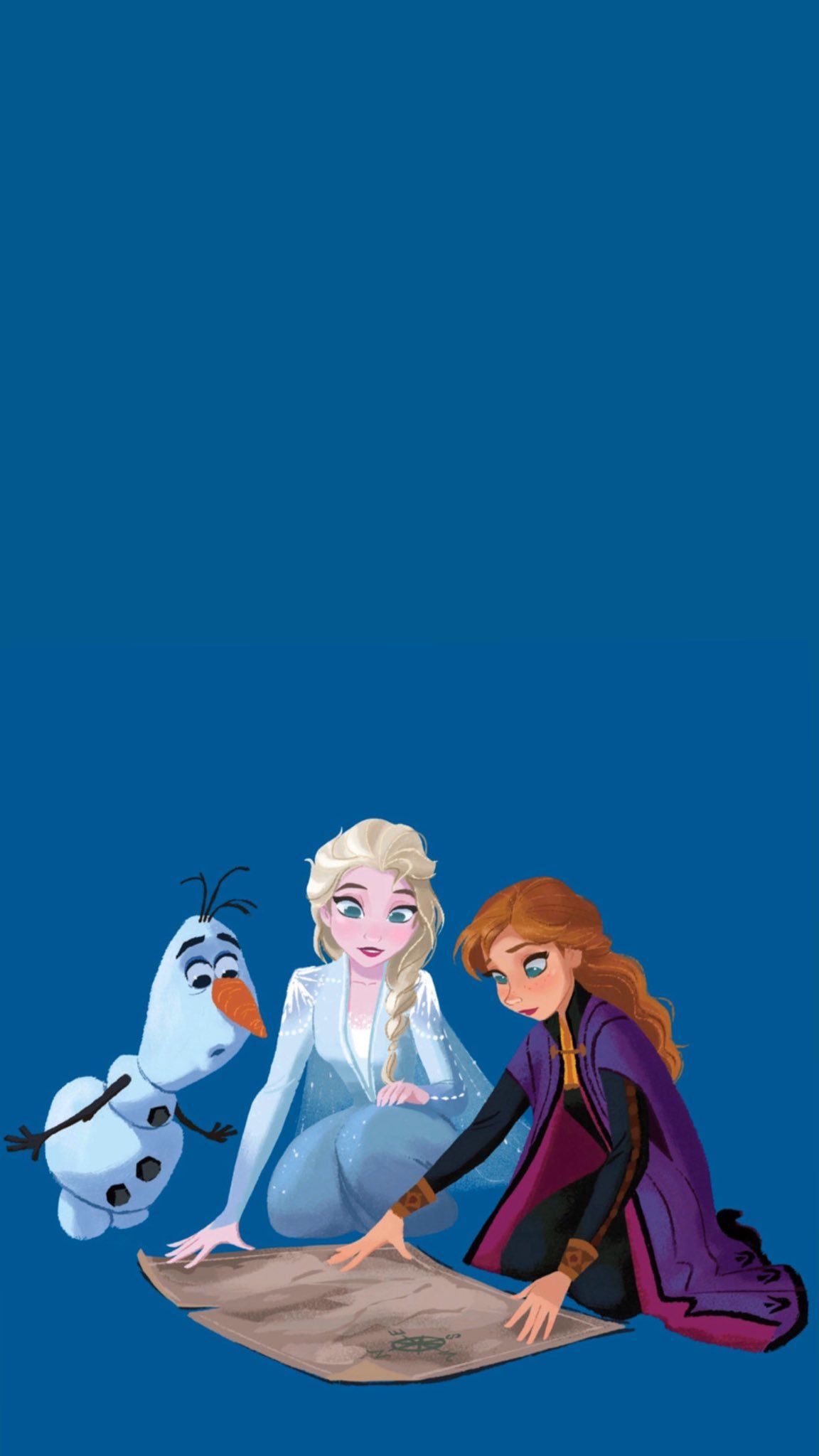 Anna, Elsa, Olaf and Elsa's sister from Frozen 2 wallpaper - Elsa