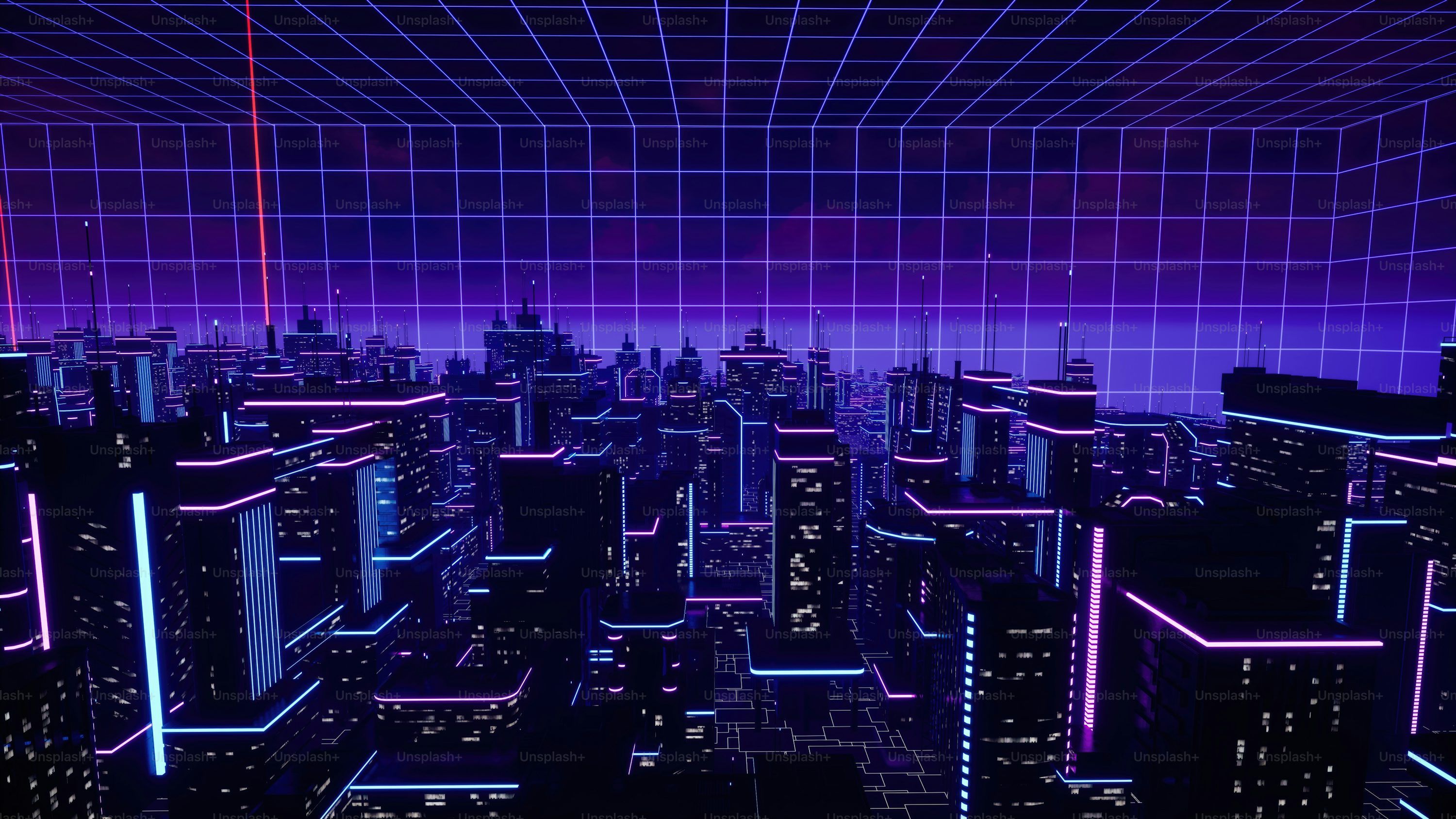 Cyberpunk City Picture. Download Free