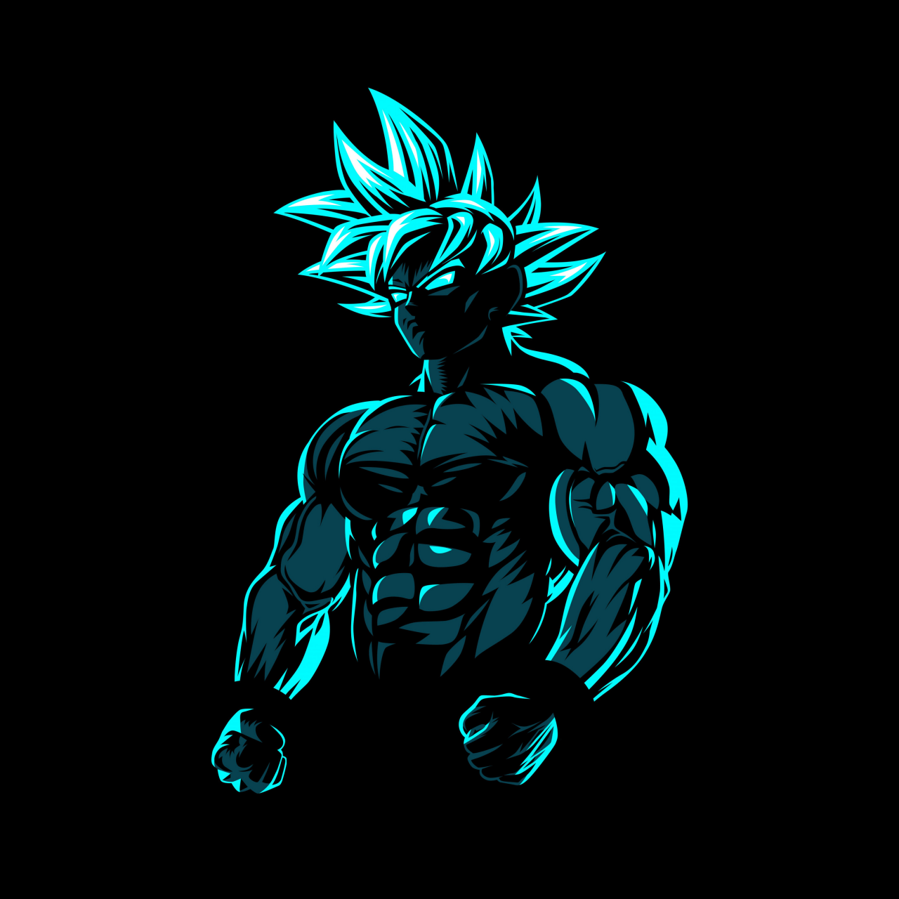 Goku Wallpaper 4K, Beast Mode, AMOLED