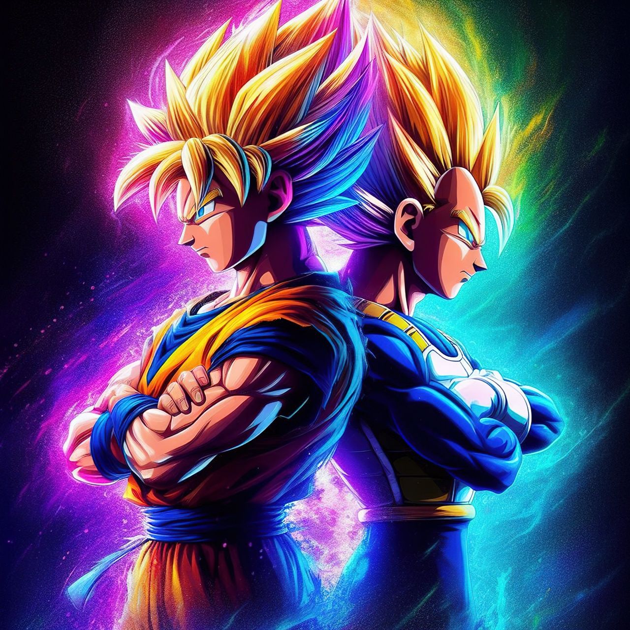 Goku Wallpaper 4K, Vegeta, Dragon Ball