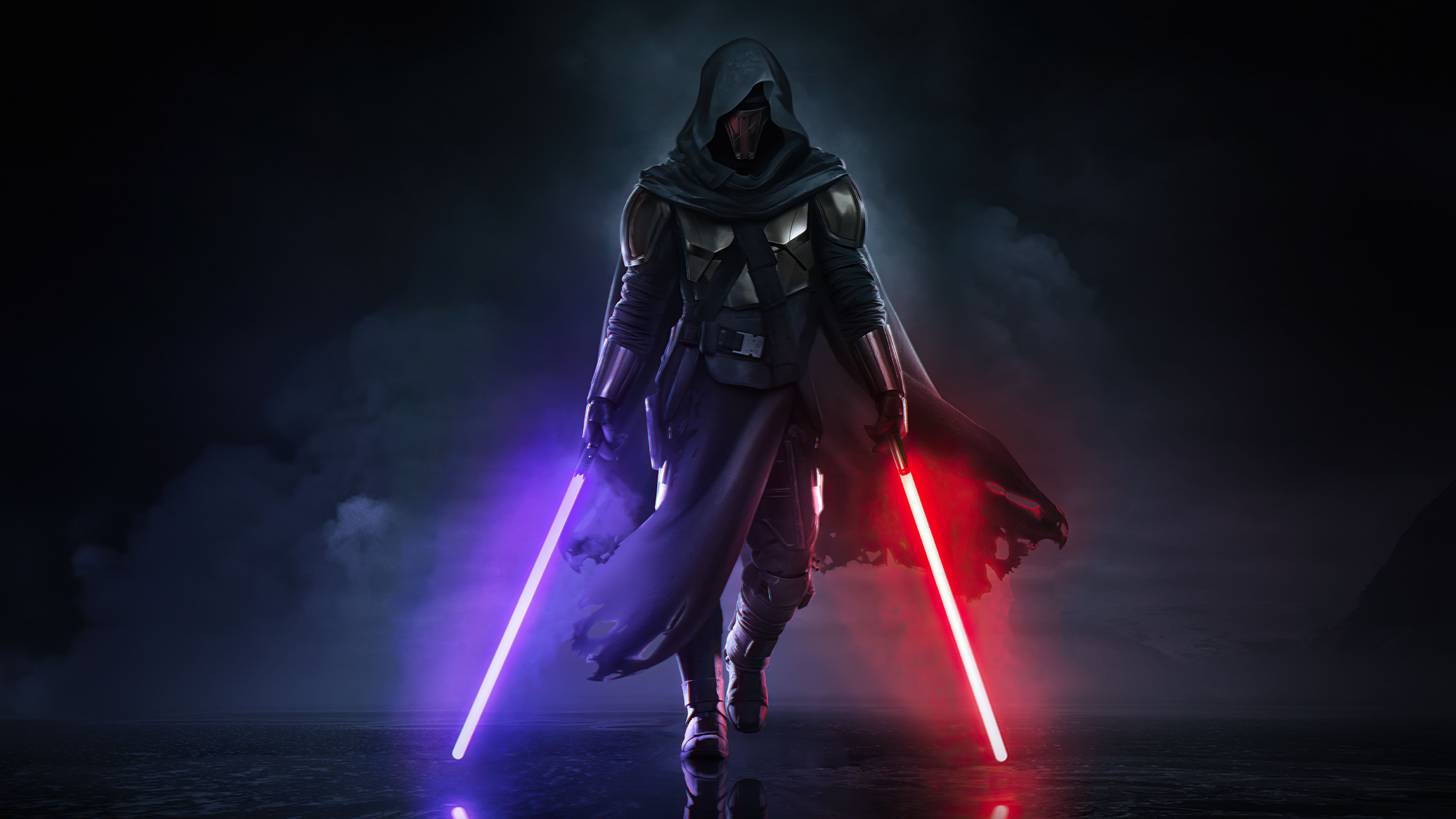 Sith Wallpaper 4K, Star Wars, Lightsaber