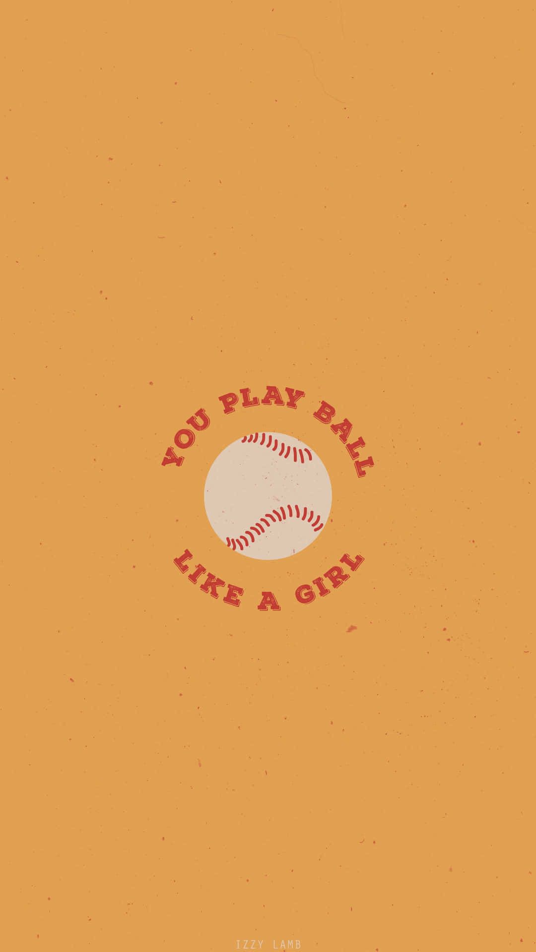 Girl Softball Aesthetic Wallpaper