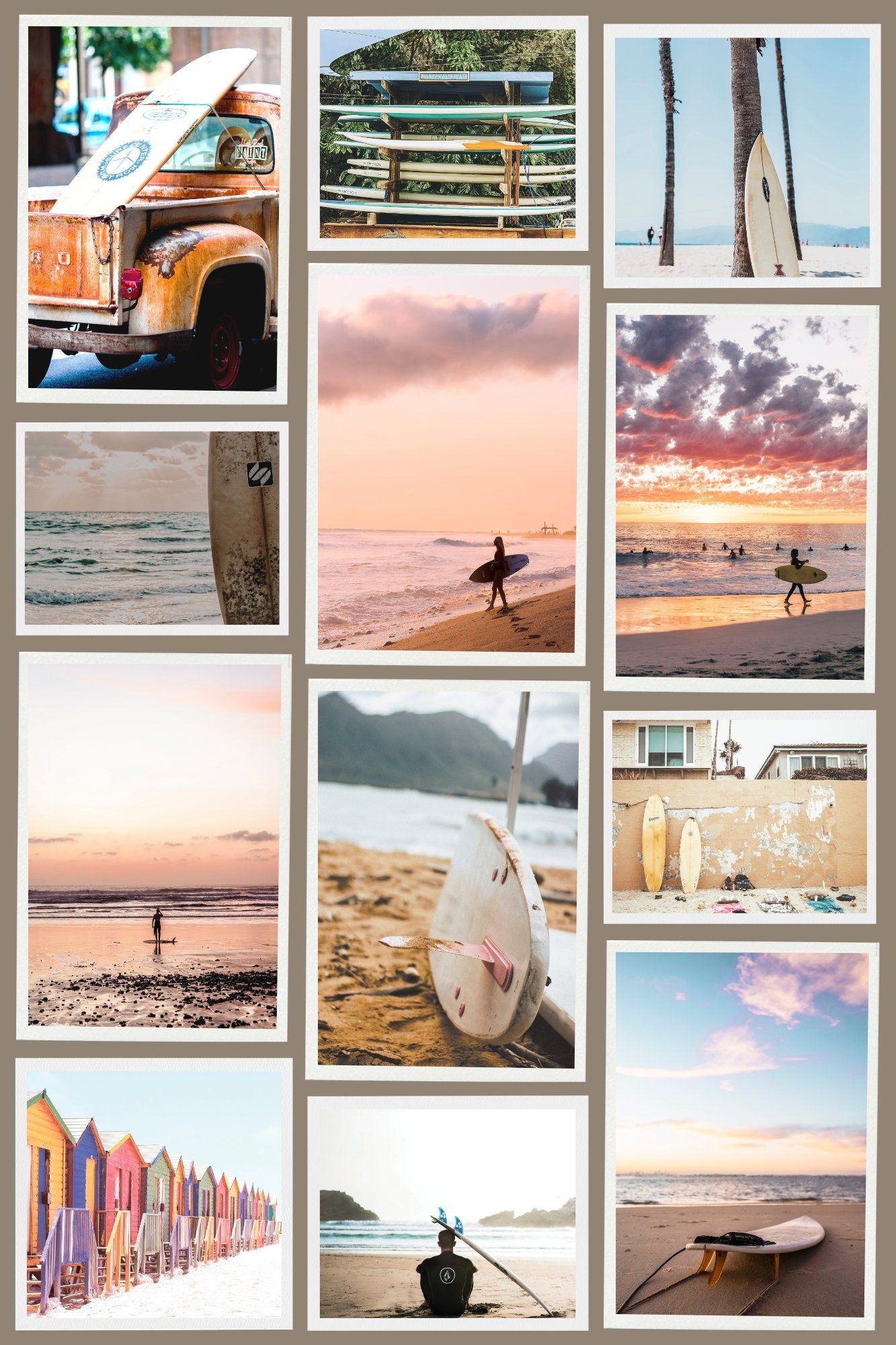 PCS Surf Wall Collage Kit