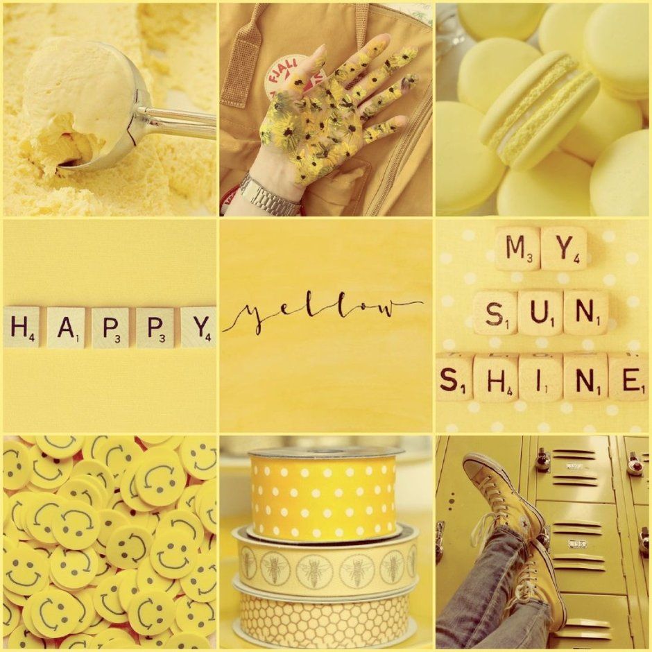 Light yellow aesthetic